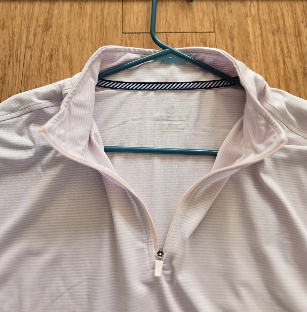 Southern Tide Light Pink Quarter-Zip Pullover - Picture 2 of 5